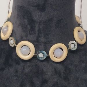 Hand carved Wood necklace